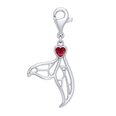 Window to Universe Whale Tail Sterling Silver Clip Charm TWC160 - Clip Charms